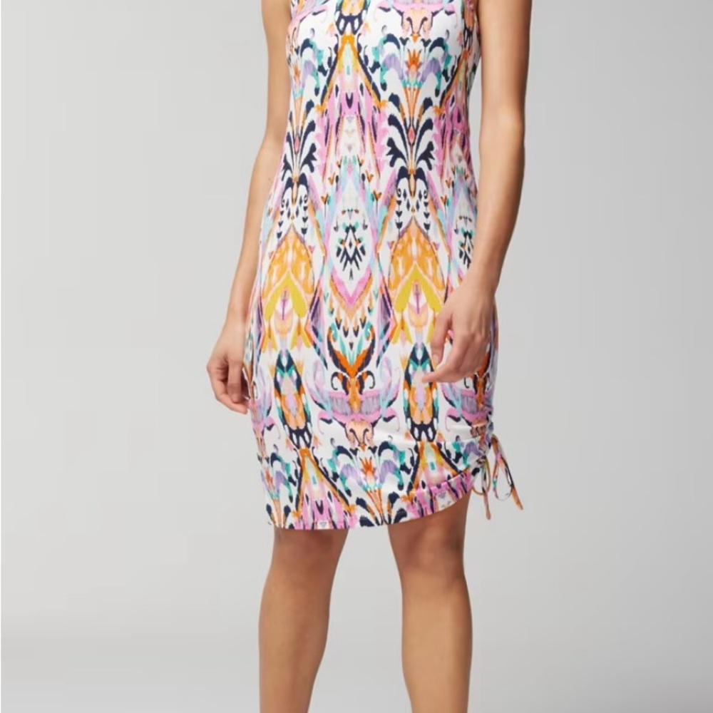 Soma Bra Dress with Colorful Ikat Pattern